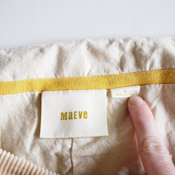 Anthropologie Maeve Tan Corduroy Skirt - Picture 7 of 7